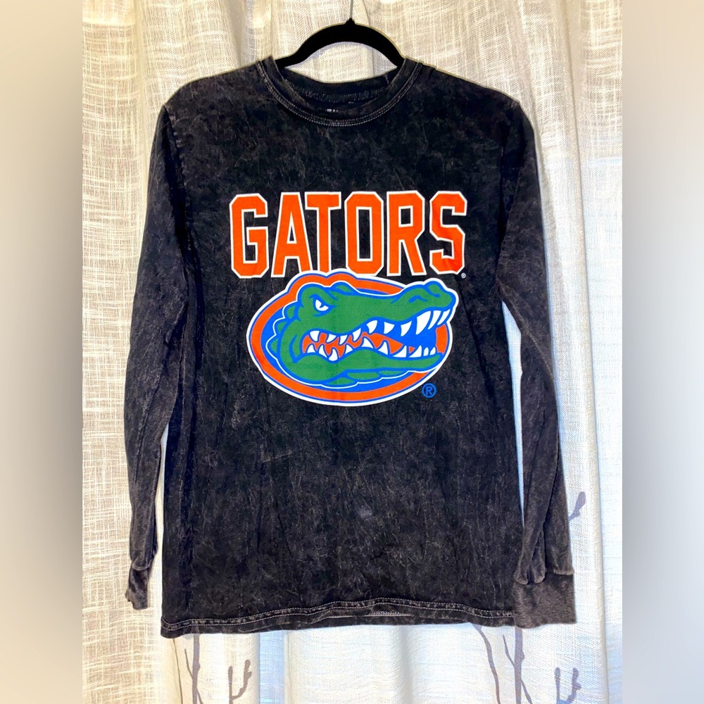 Gators Long Sleeve Tee - Black with Orange/Green Graphic